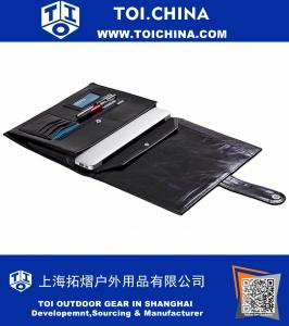 Designer Fashion Leather Padfolio para MacBook de 11 polegadas, dispositivo tablet e papel Carta (A4)