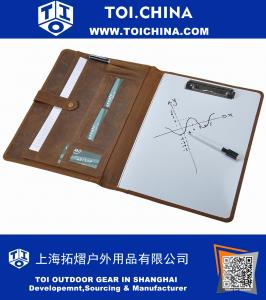 Portefeuille pour ordinateur portable en cuir rustique avec tableau blanc pour MacBook Air MacBook Pro 13 pouces